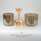 Kristallklangschalen-Set „Earth Melodies“ in 432 Hz I Infinity Bowls®