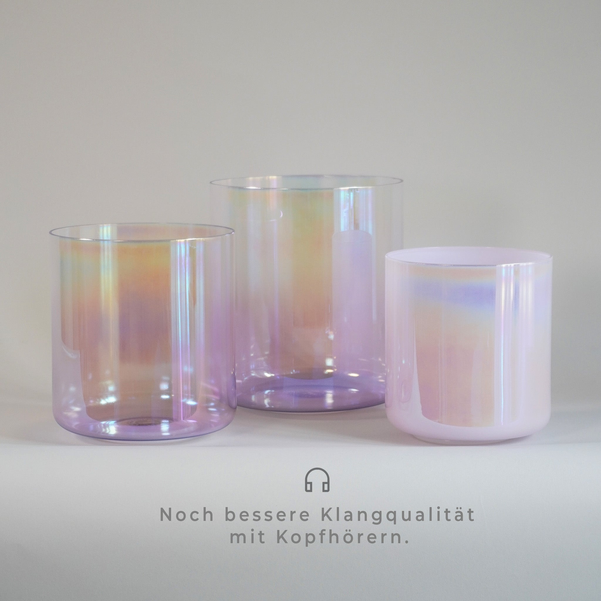 Klangschalen Set Violet Aura Video
